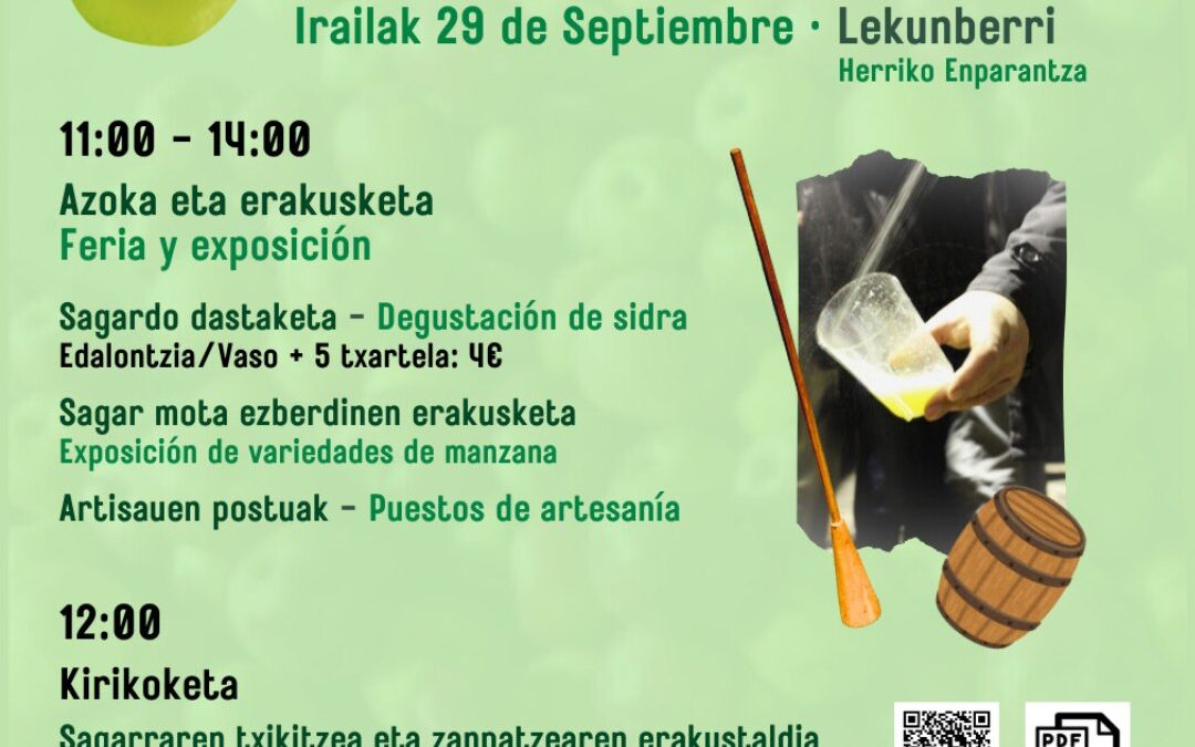 NAFAR SAGARDO EGUNA / DÍA DE LA SIDRA NAVARRA