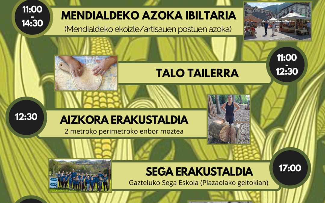 TALO EGUNA Y FERIA ITINERANTE DE MENDIALDEA