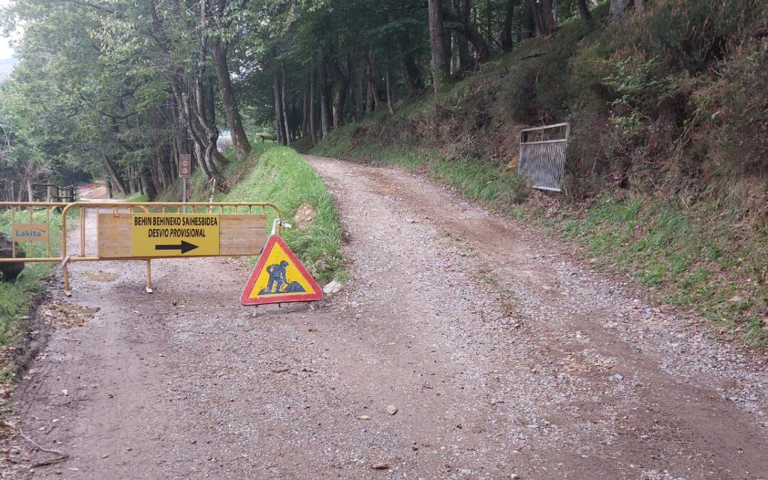 OBRAS DE MEJORA EN LA VÍA VERDE DEL PLAZAOLA