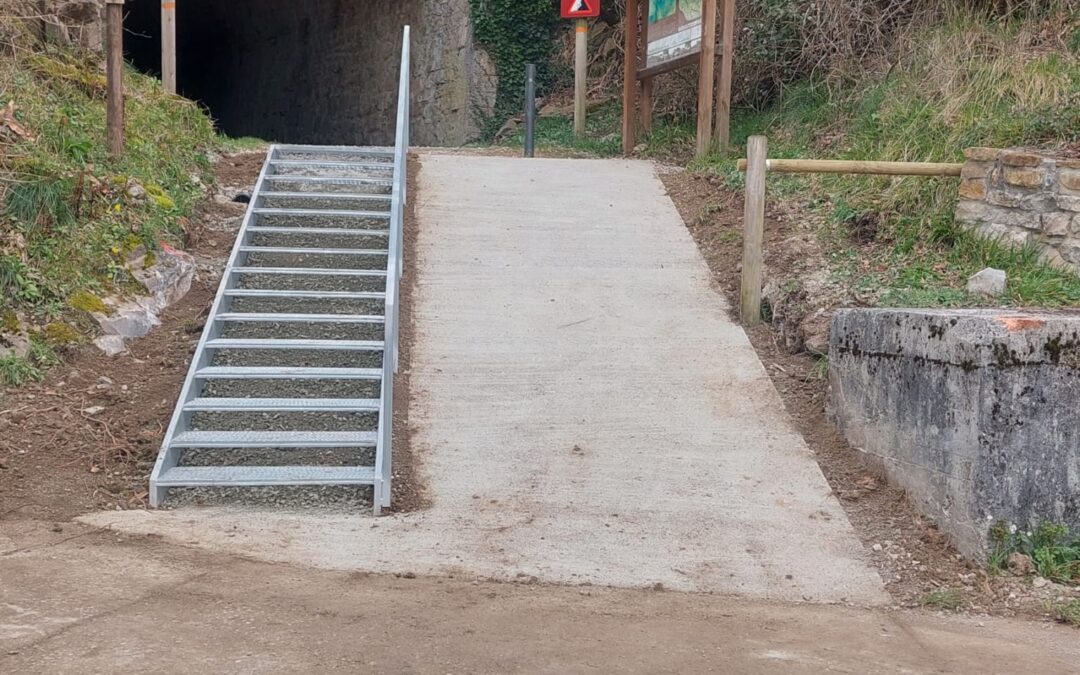 Finalizadas parte de las obras de la vía verde Plazaola
