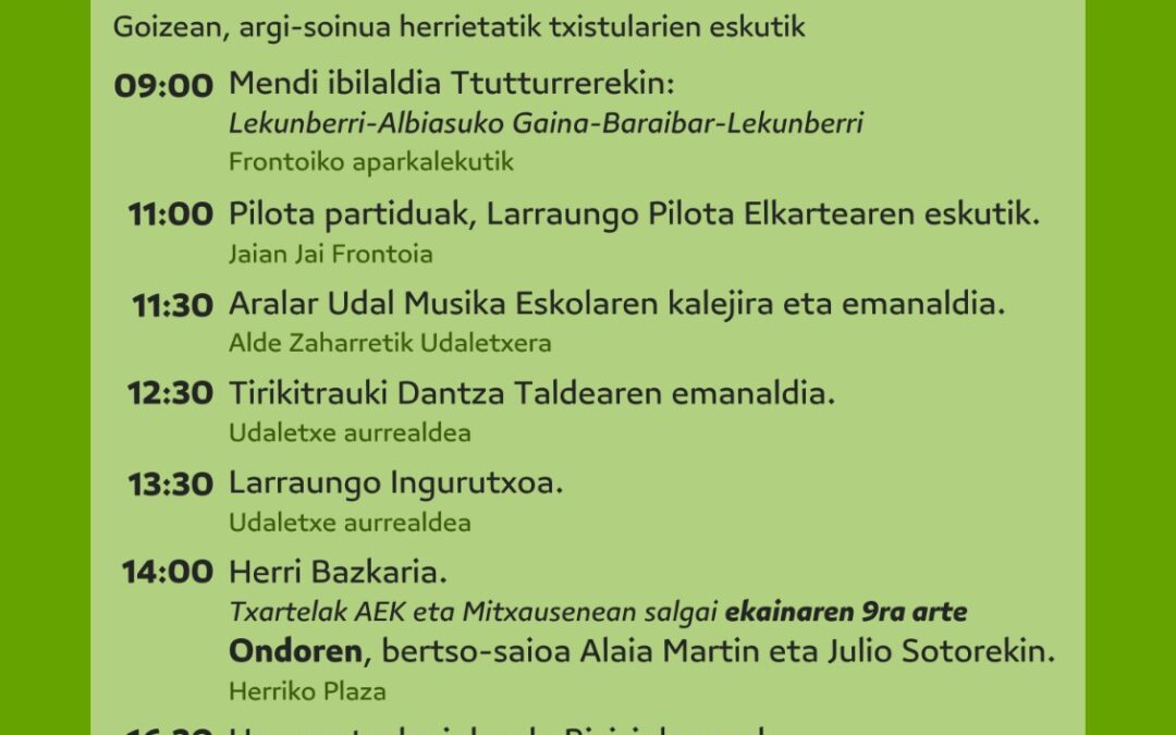 LARRAUNGO EGUNA