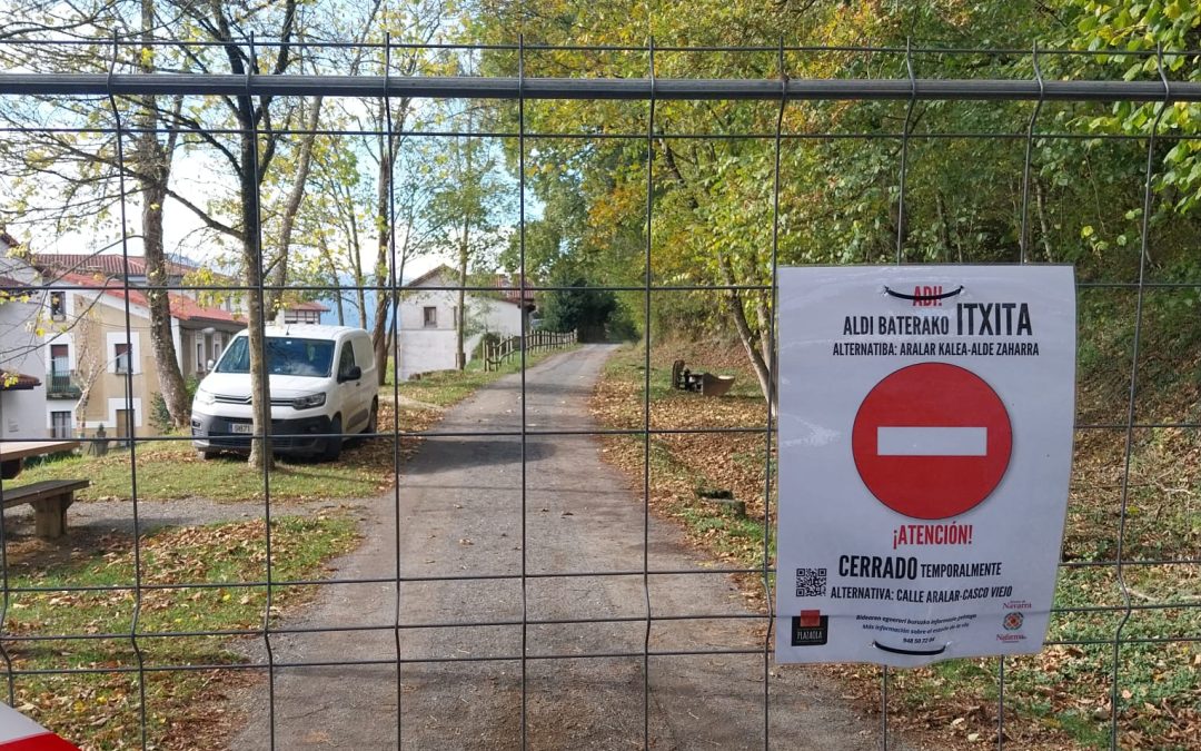 OBRAS EN LA VÍA VERDE – TRAMO LEKUNBERRI