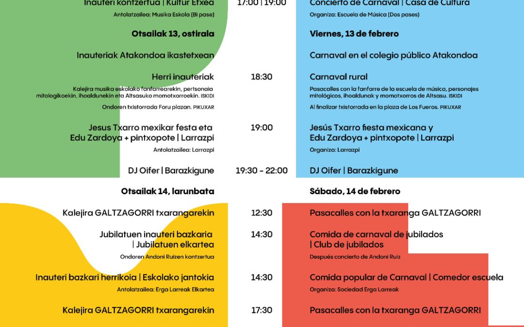 CARNAVALES DE IRURTZUN