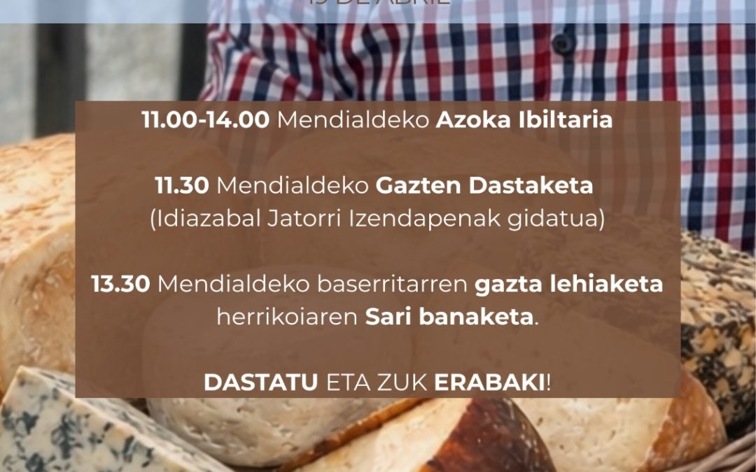 NUEVAS FECHAS DEL MERCADO ITINERANTE DE MENDIALDEA