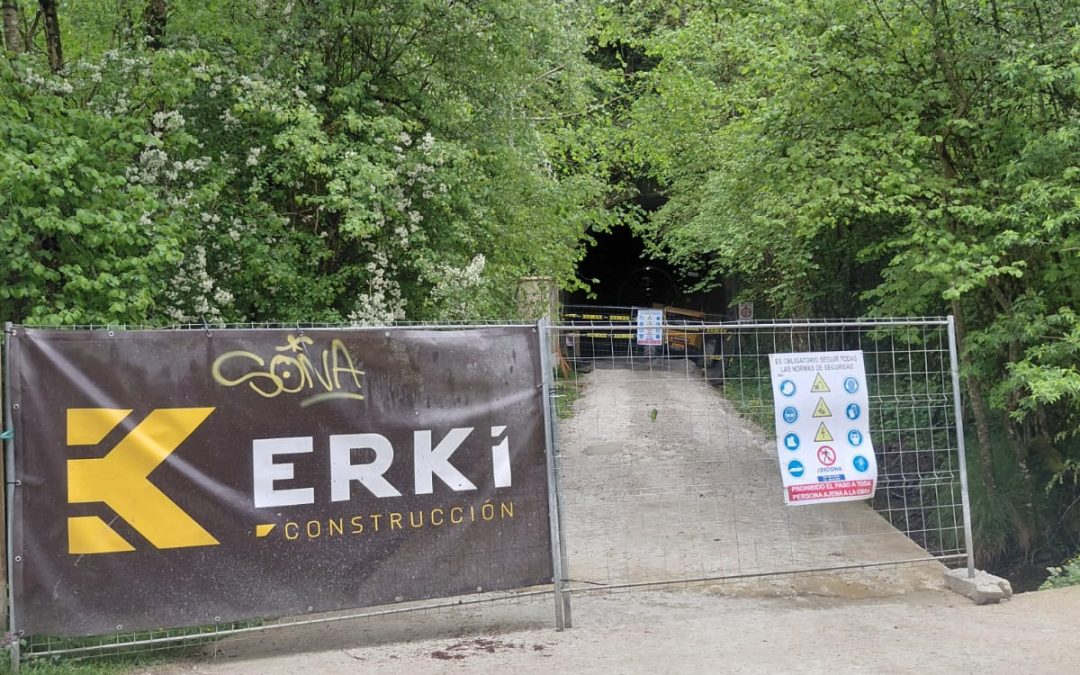 OBRAS DEL TÚNEL DE UITZI – TÚNEL CERRADO, PROHIBIDO ACCEDER